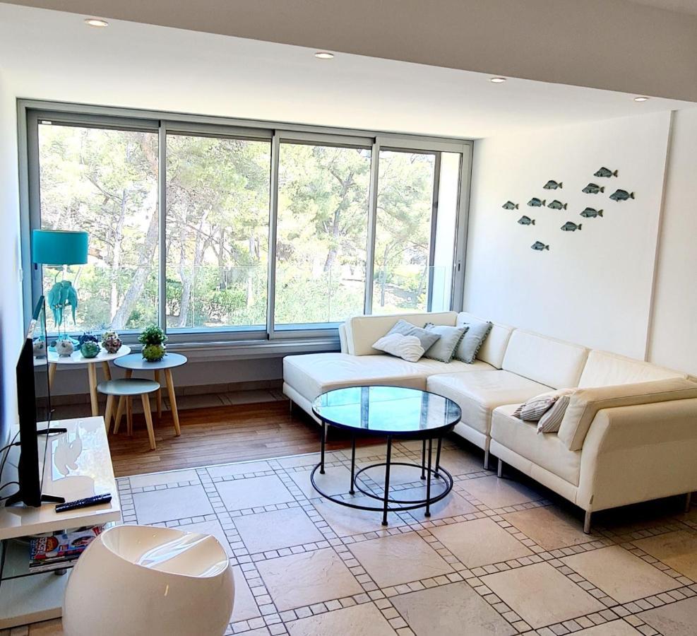 Superbe Appartement Dans Cadre D'Exception - Piscine, Plage Et Tennis Prive Bandol Exterior foto